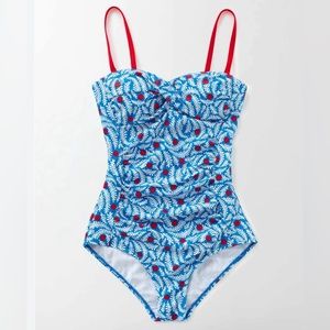 Boden Amalfi Bandeau Swimsuit 16/18 LIKE NEW S0006